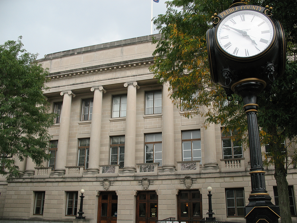 Preble County Courthouse, Eaton, Ohio